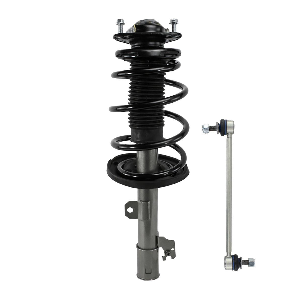 Front Pair Strut & Shock Assembly w/ Stabilizer for 2011-2014 Toyota Sienna