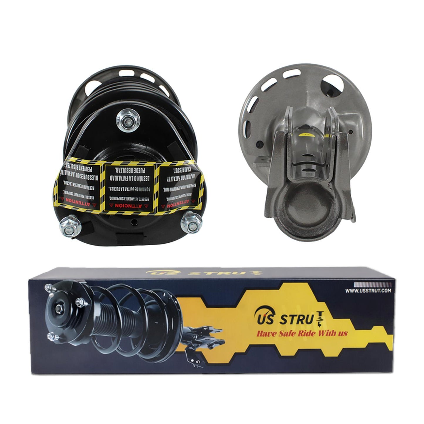 Front Pair Complete Strut & Shock Assembly for 2014-2019 Toyota Corolla