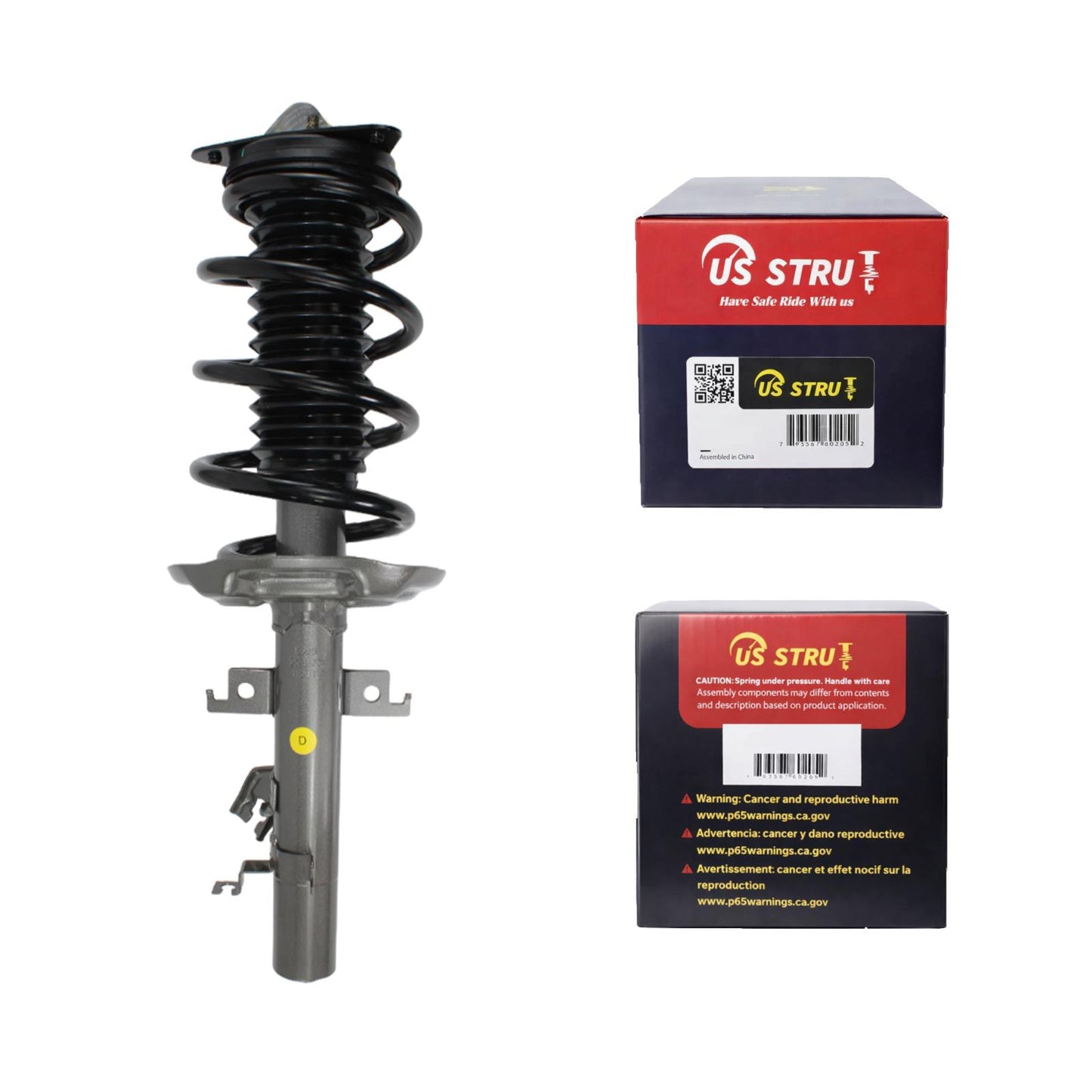 Front Driver Complete Strut & Shock Assembly for 2014-2020 Nissan Rogue