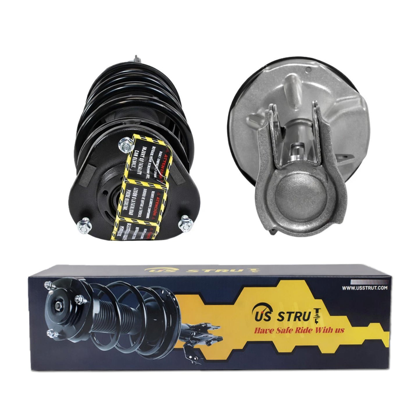 Front Pair Complete Strut & Shock Assembly for 2003-2008 Toyota Corolla