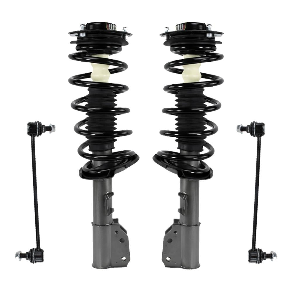 Front Pair Strut & Shock Assembly w/ Stabilizer for 2010-2017 Chevy Equinox