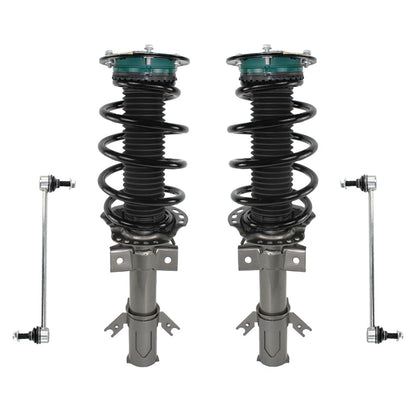 Front Pair Strut & Shock Assembly w/ Stabilizer for 2015-2021 Ford Edge
