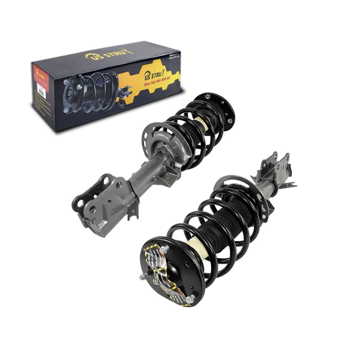 Front Pair Complete Strut & Shock Assembly for 2013-2020 Ford Fusion
