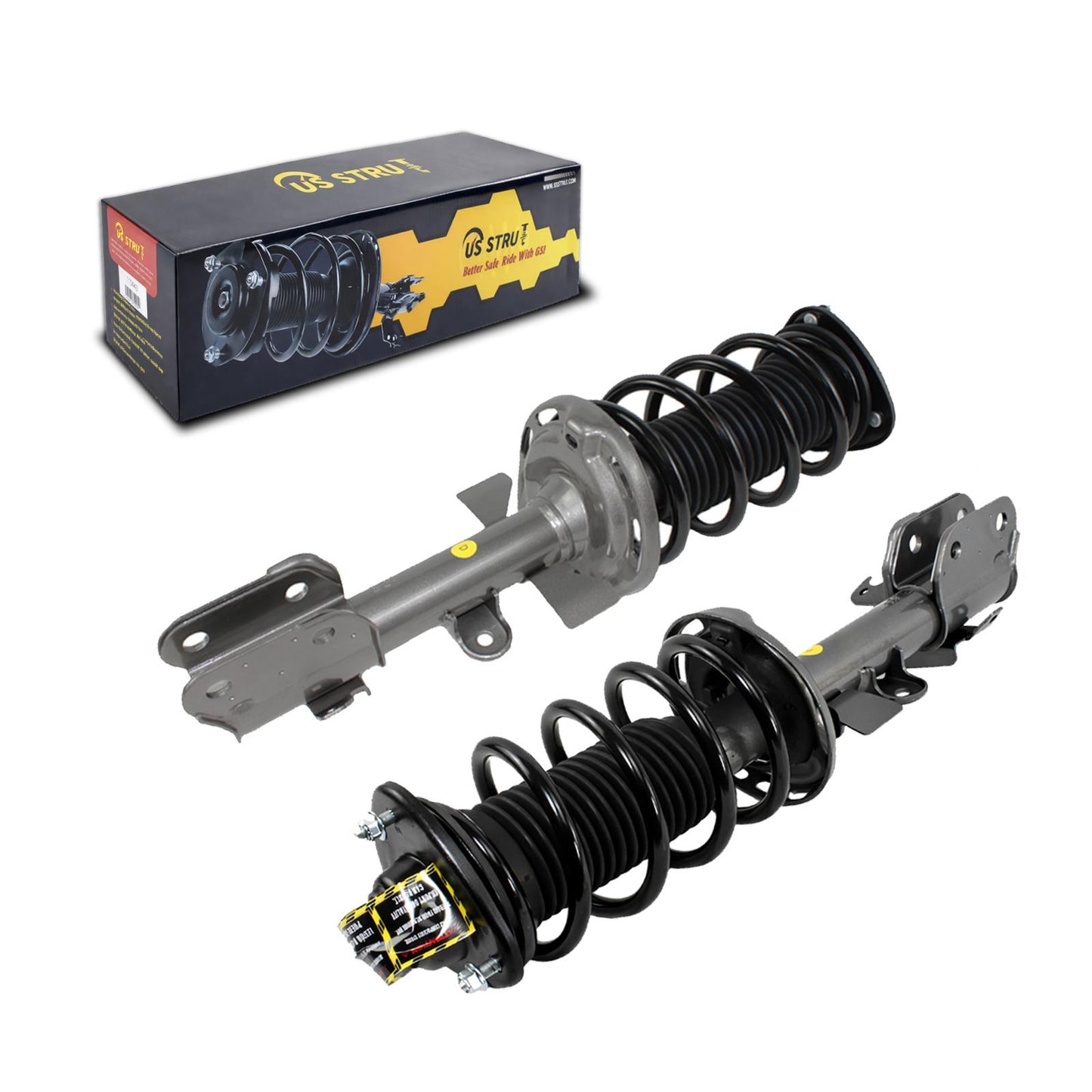 Front Pair Complete Strut & Shock Assembly for 2013-2017 Honda Odyssey 3.5L